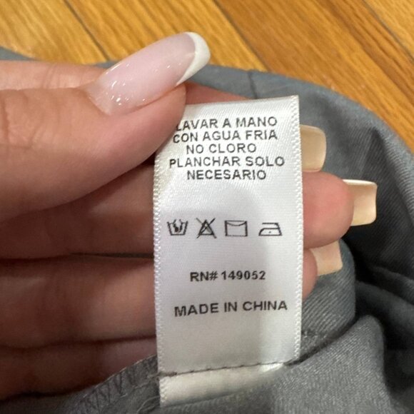 Fashion Nova Wide Leg Trousers Gray Women’s M High Waist Pleated Dress Pants - Picture 6 of 10